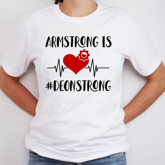 Armstrong is #DeonStrong Tee (Polyester Tee)