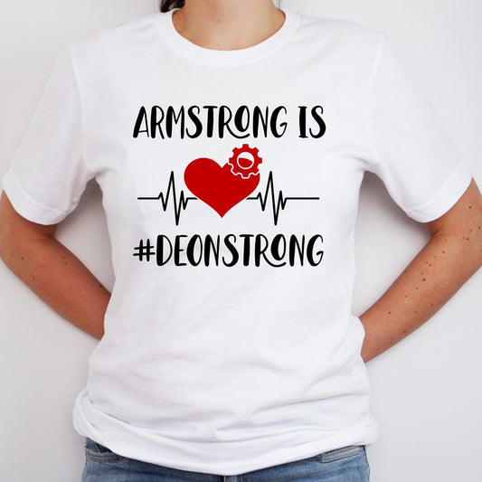 Armstrong is #DeonStrong Tee (Cotton Tee)