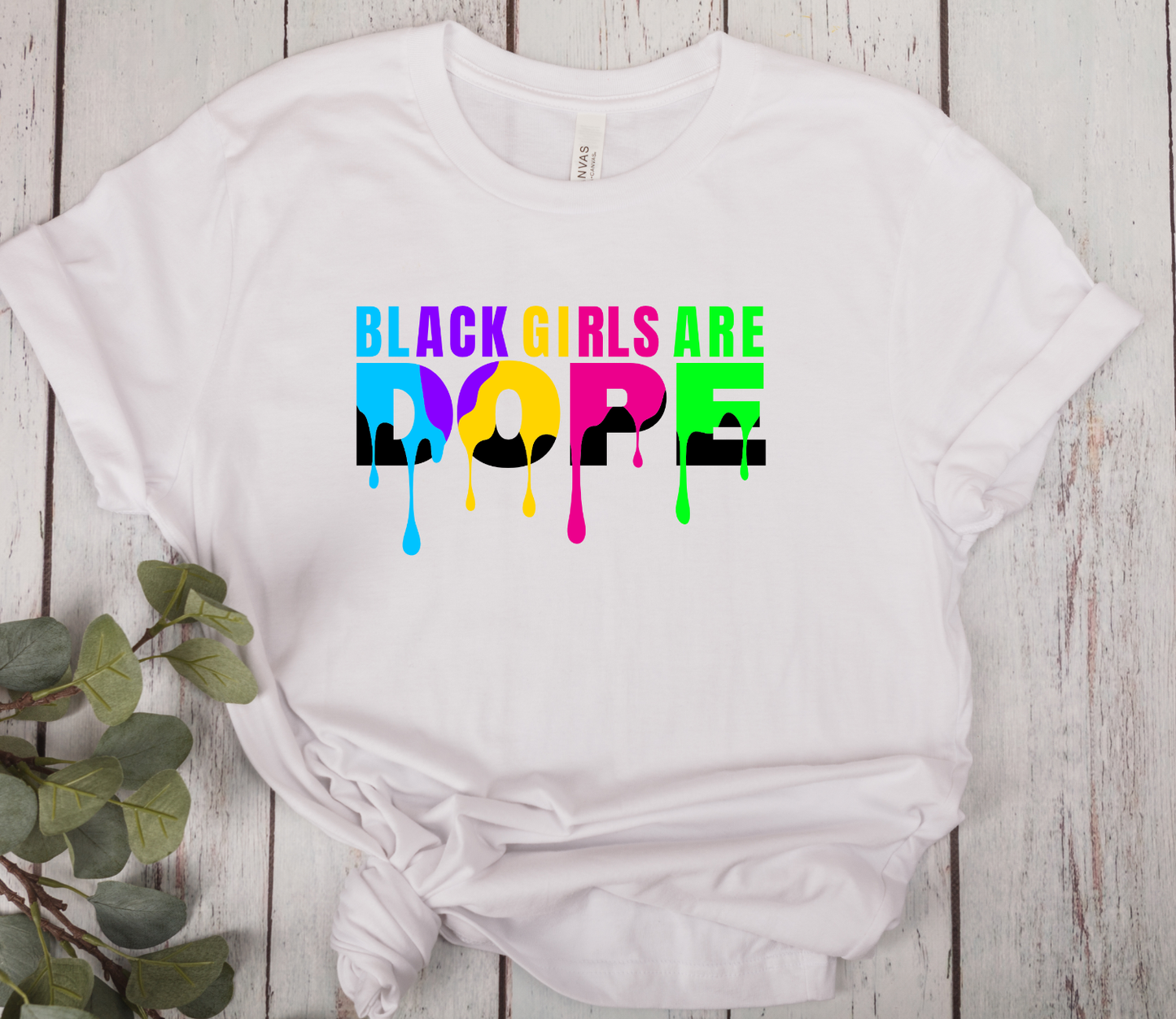 Black Women (Girls) are Dope 3D Puff T-Shirt