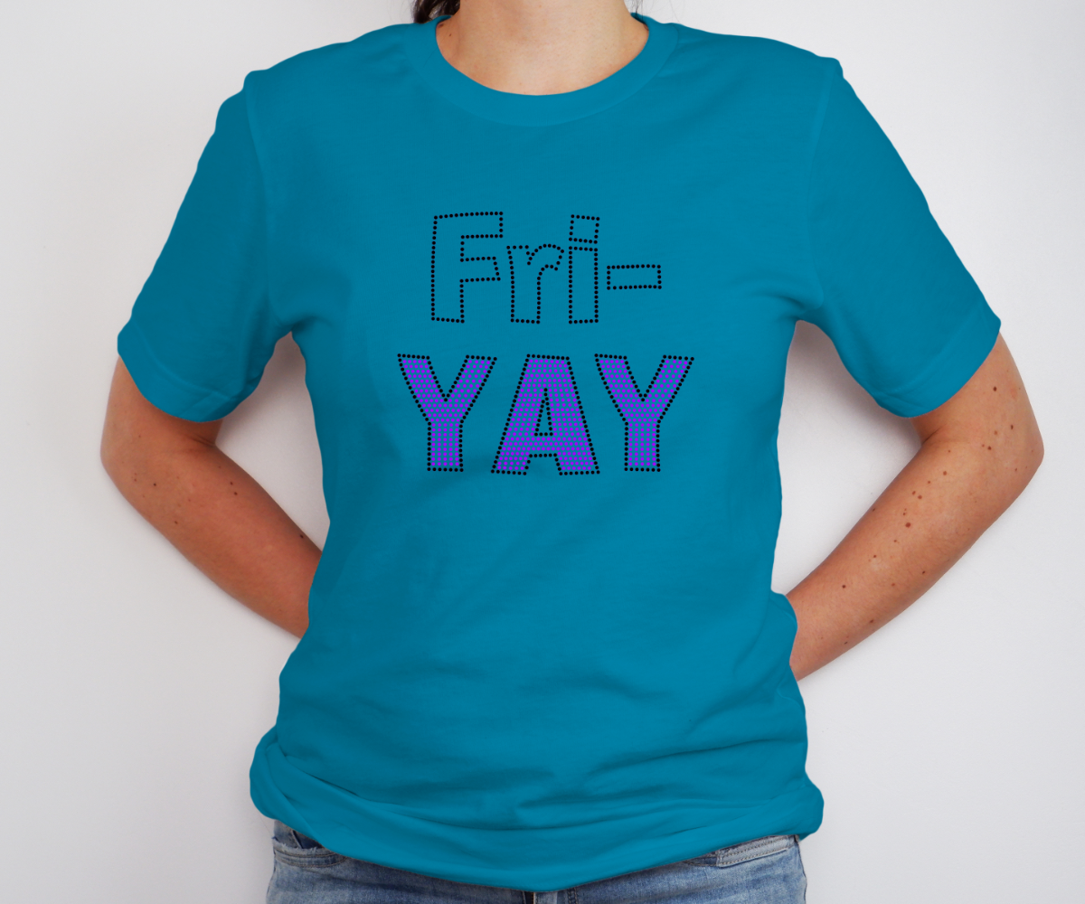 Fri-Yay Rhinestone T-Shirt