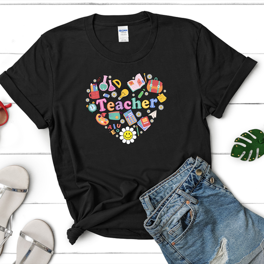 Teacher Heart Tee