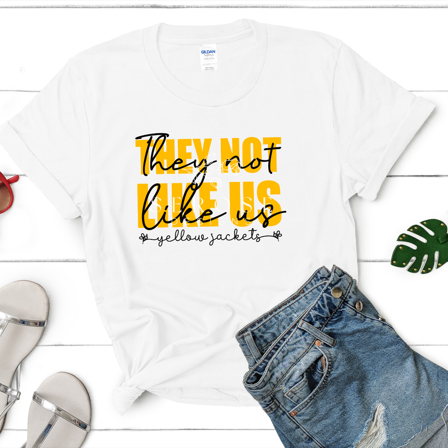 They Not Like Us (Yellow Jackets) tee