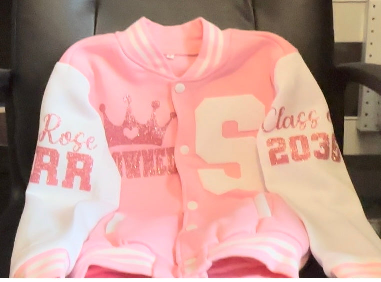 Custom Girl Varsity Jacket